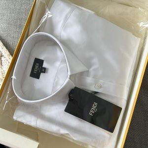 Fendi white dress shirt